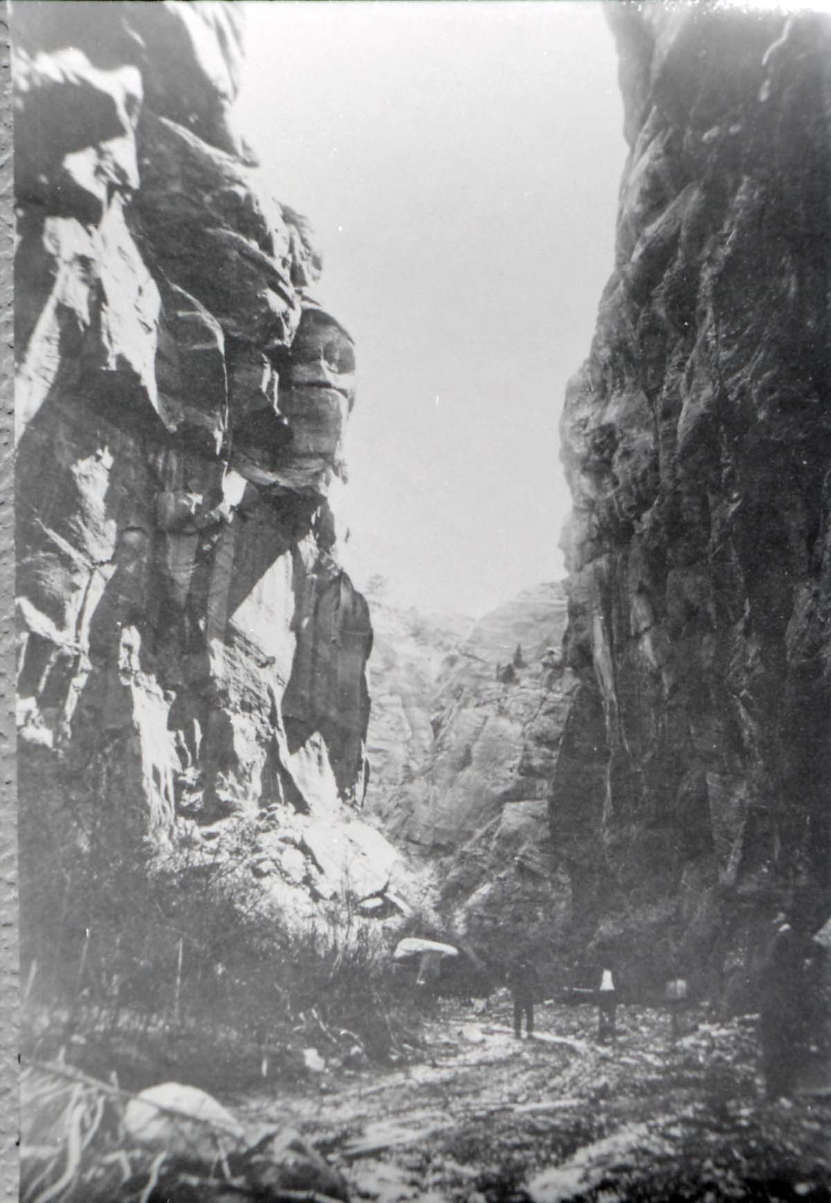 BW Photos of the Court of the Patriarchs - 35mm.