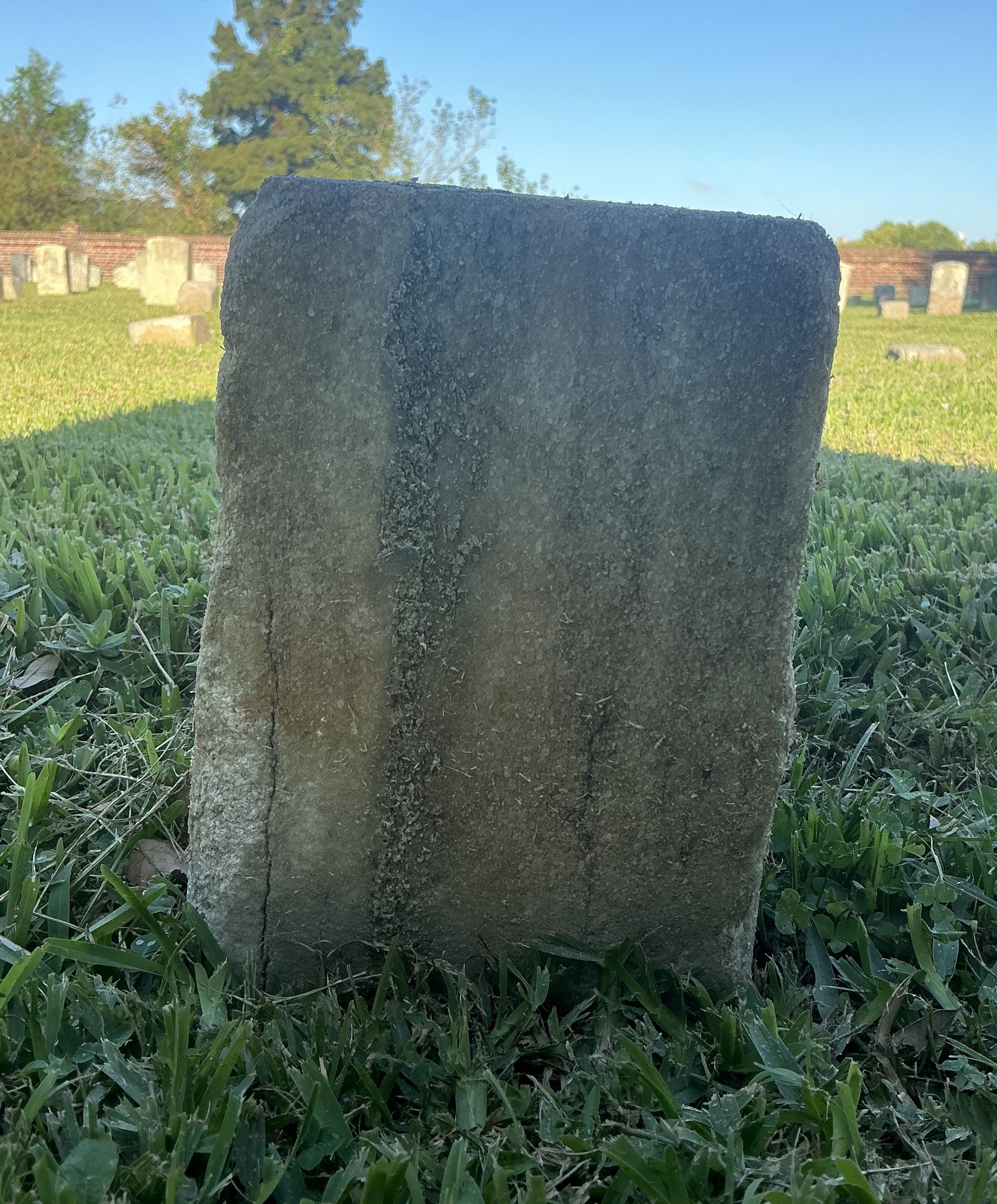 Extra image of flat marble marker