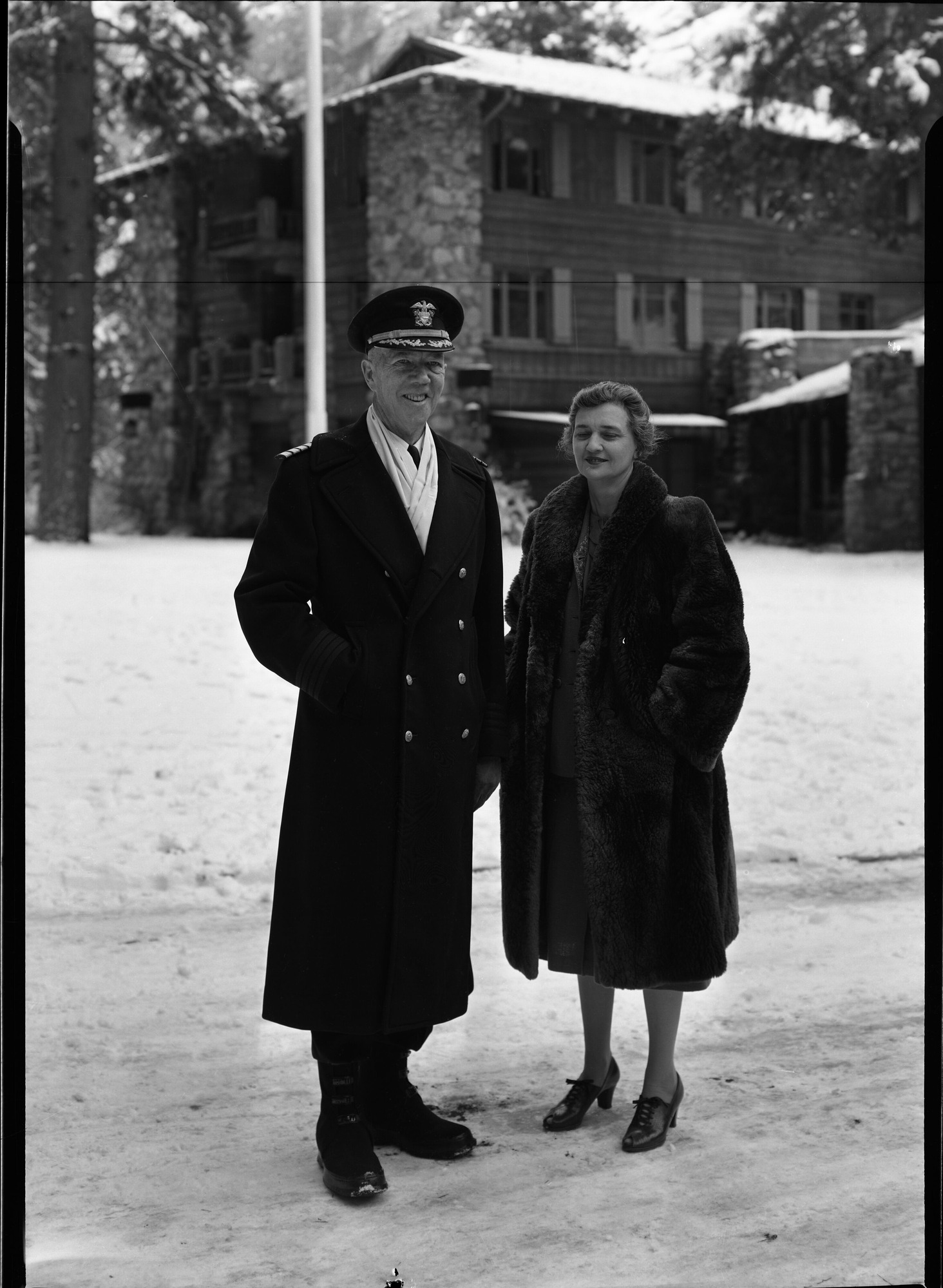 Commanding Officer & wife - Military Hospital