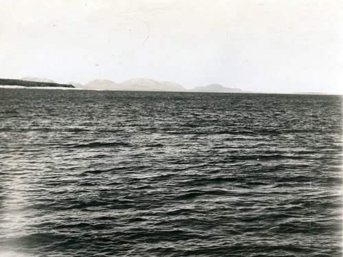 MT. DESERT ISLAND FROM BOAT NEAR GREAT DUCK