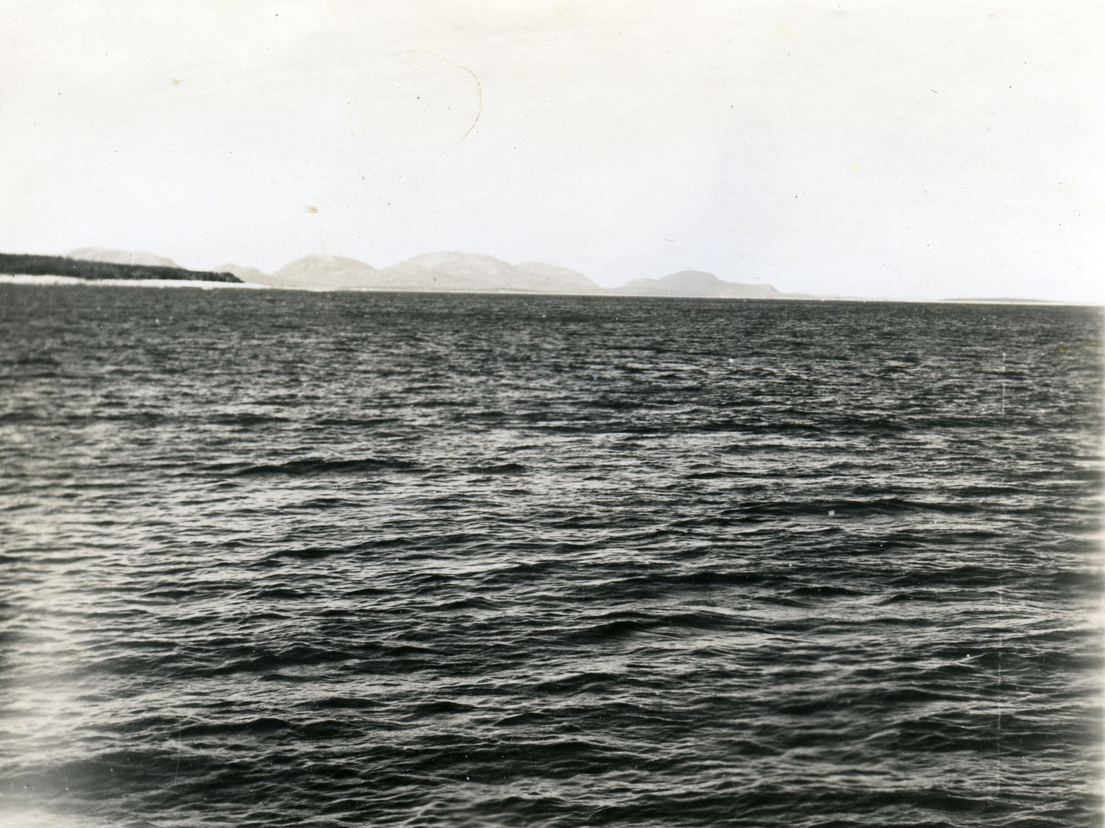 MT. DESERT ISLAND FROM BOAT NEAR GREAT DUCK