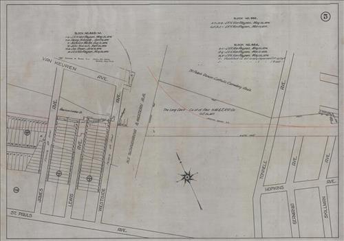 52427.LK--Property Map--Morris and Essex Railroad--Hoboken to Harrison, NJ [Group 1]