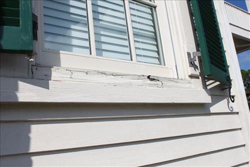 Bachlott House Exterior Paint, Cumberland Island National Seashore Sept. 2010