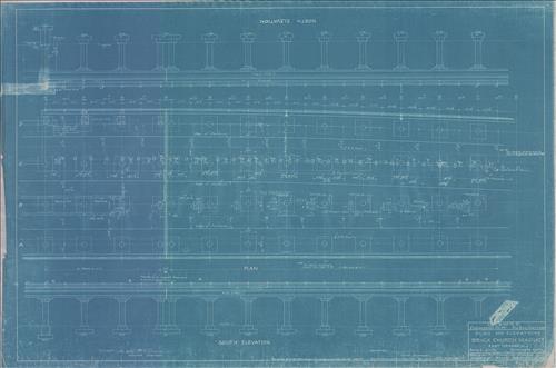 20352.BL-(GROUP 1) East Orange, NJ--Brick Church Viaduct and Station [1921-1922]
