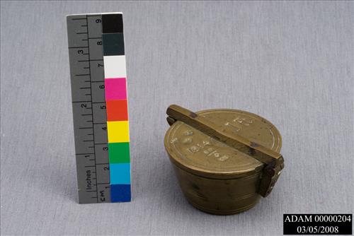 Russian Nesting Set of Brass Weights from the Adams National Historical Park Collection
