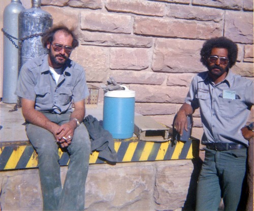 Color Photos of maintenance personnel.