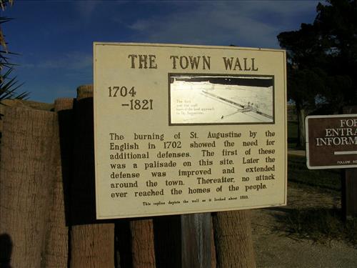 St. Augustine City Gates at Castillo de San Marcos National Monument in January 2008