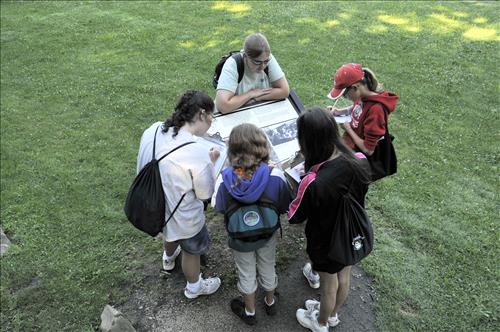 Free play at Junior Ranger Day Camp in Cuyahoga Valley National Park