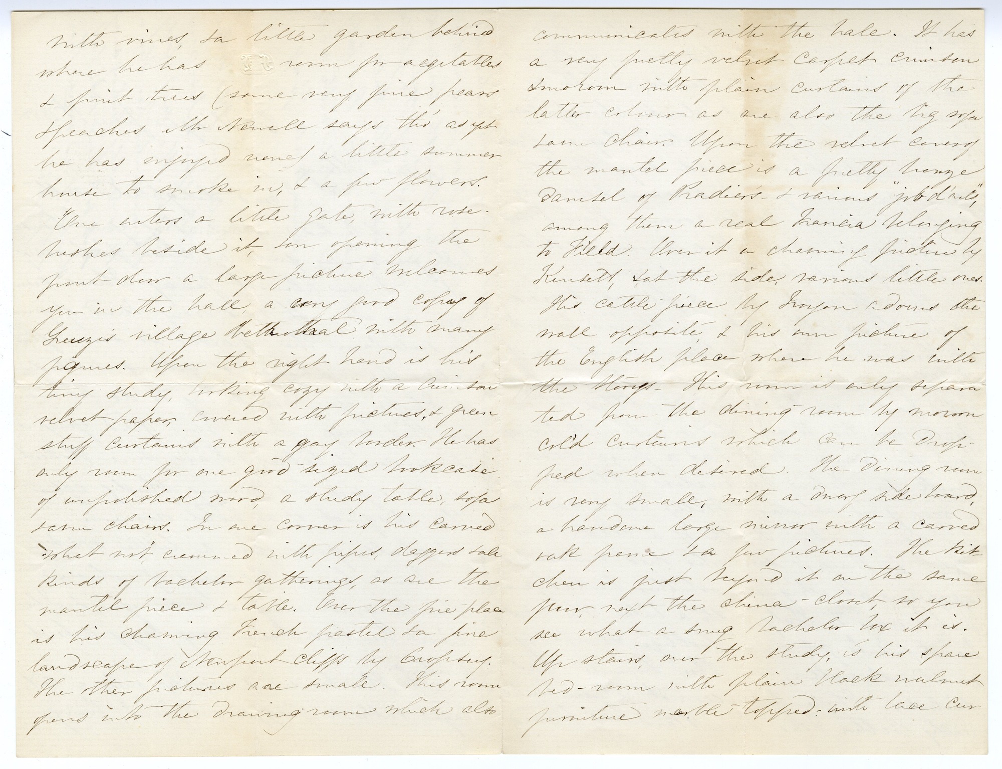 Manuscript letter