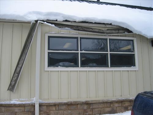 Snow/Ice Damage to HQ Complex - Feb 2015