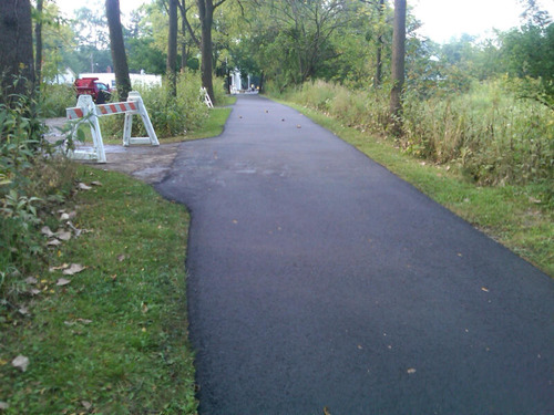 Boston Store asphalt repaving