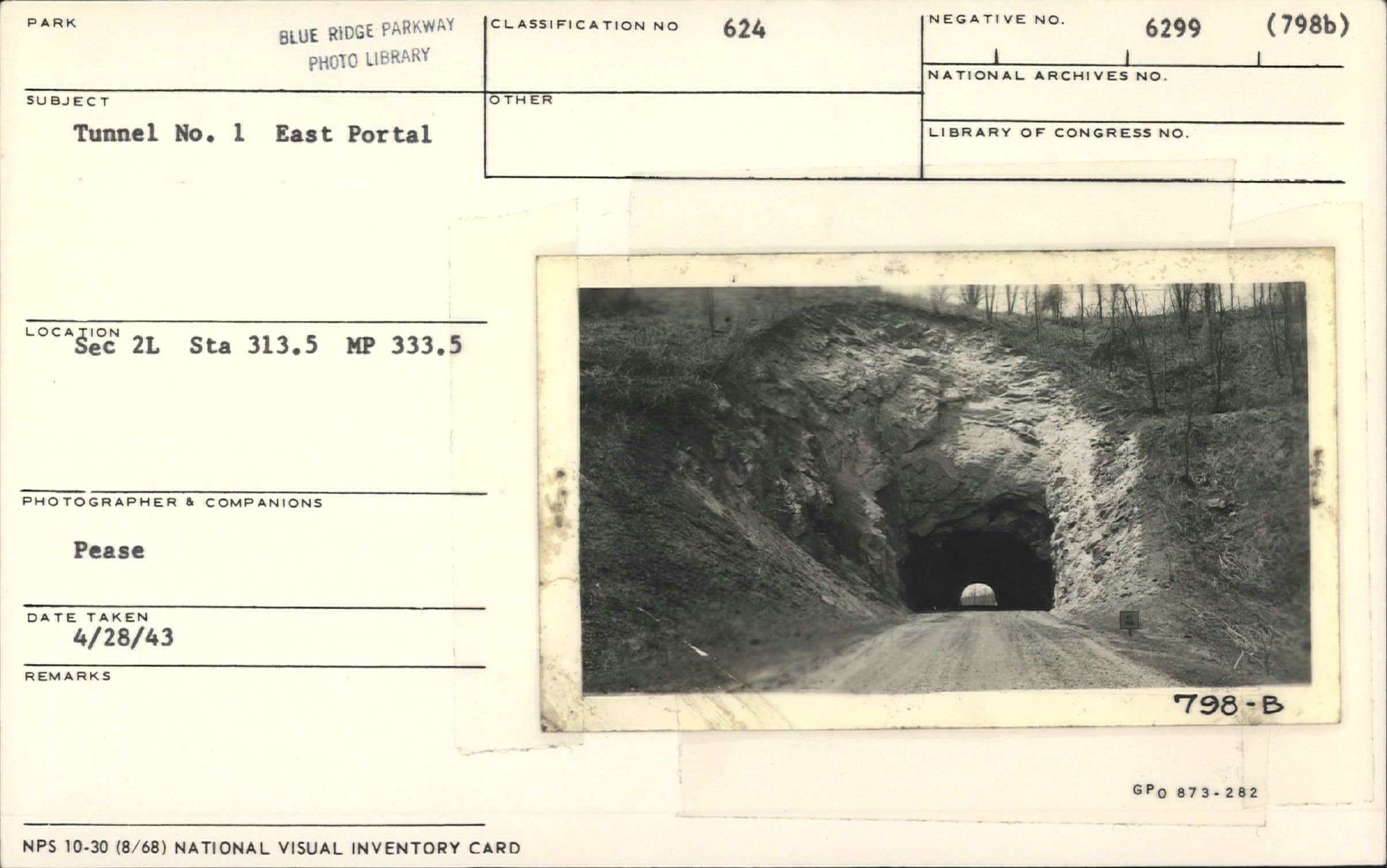 Little Switzerland Tunnel, east portal