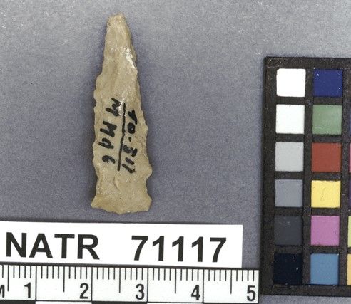 NATR   71117 -- Late Woodland / Miss Triangular Cluster projectile point