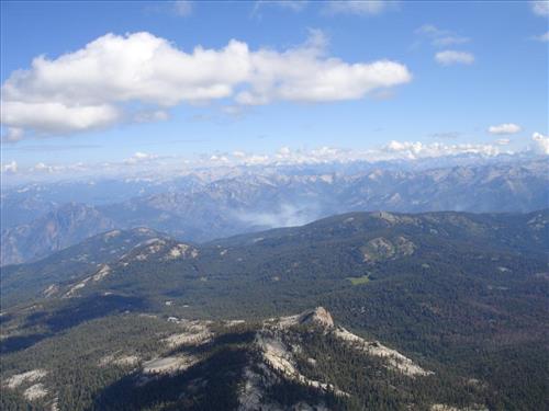 Images of the Comb Complex wildland fire use project taken from park helicopter, Sequoia and Kings Canyon National Parks, summer 2005
