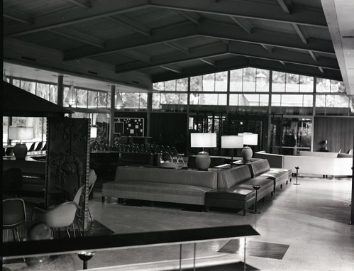 Pictures of interior of Yosemite Lodge - for JOP [?].