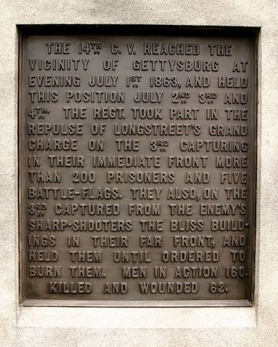 14th Connecticut Infantry Monument