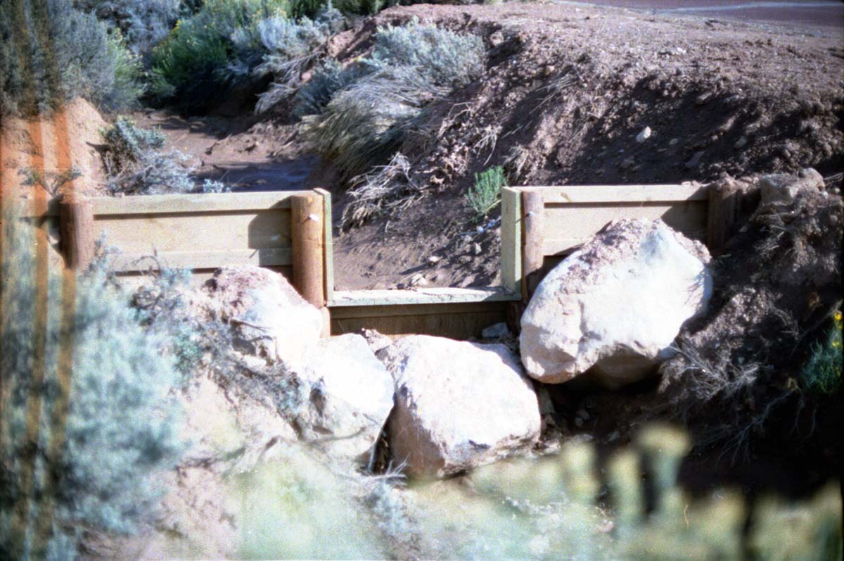 Color photo of drainage features at Kolob Canyons.