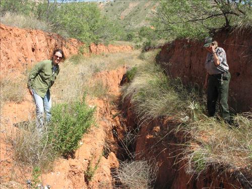 road conditions 1 at LAMR in Feb 2009