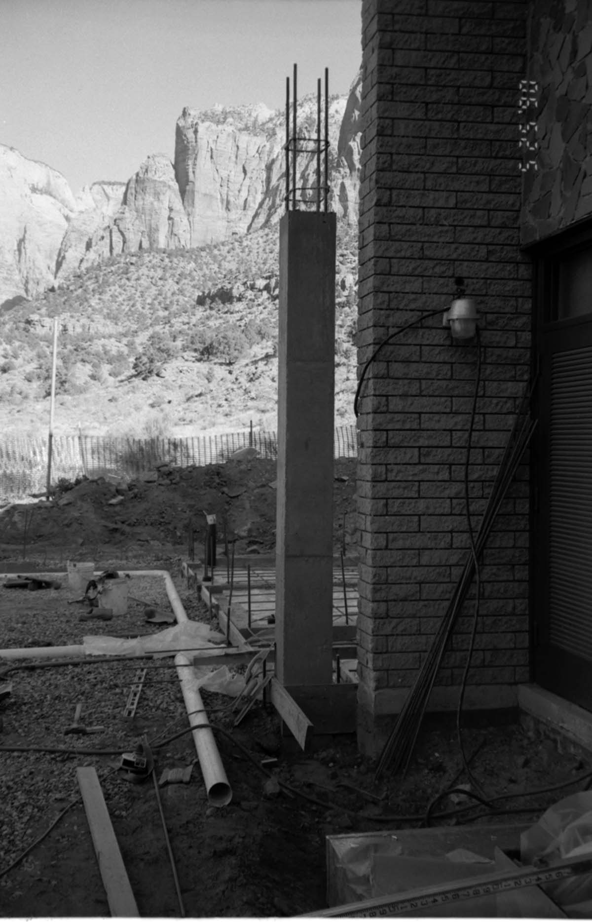 Construction of headquarters addition.