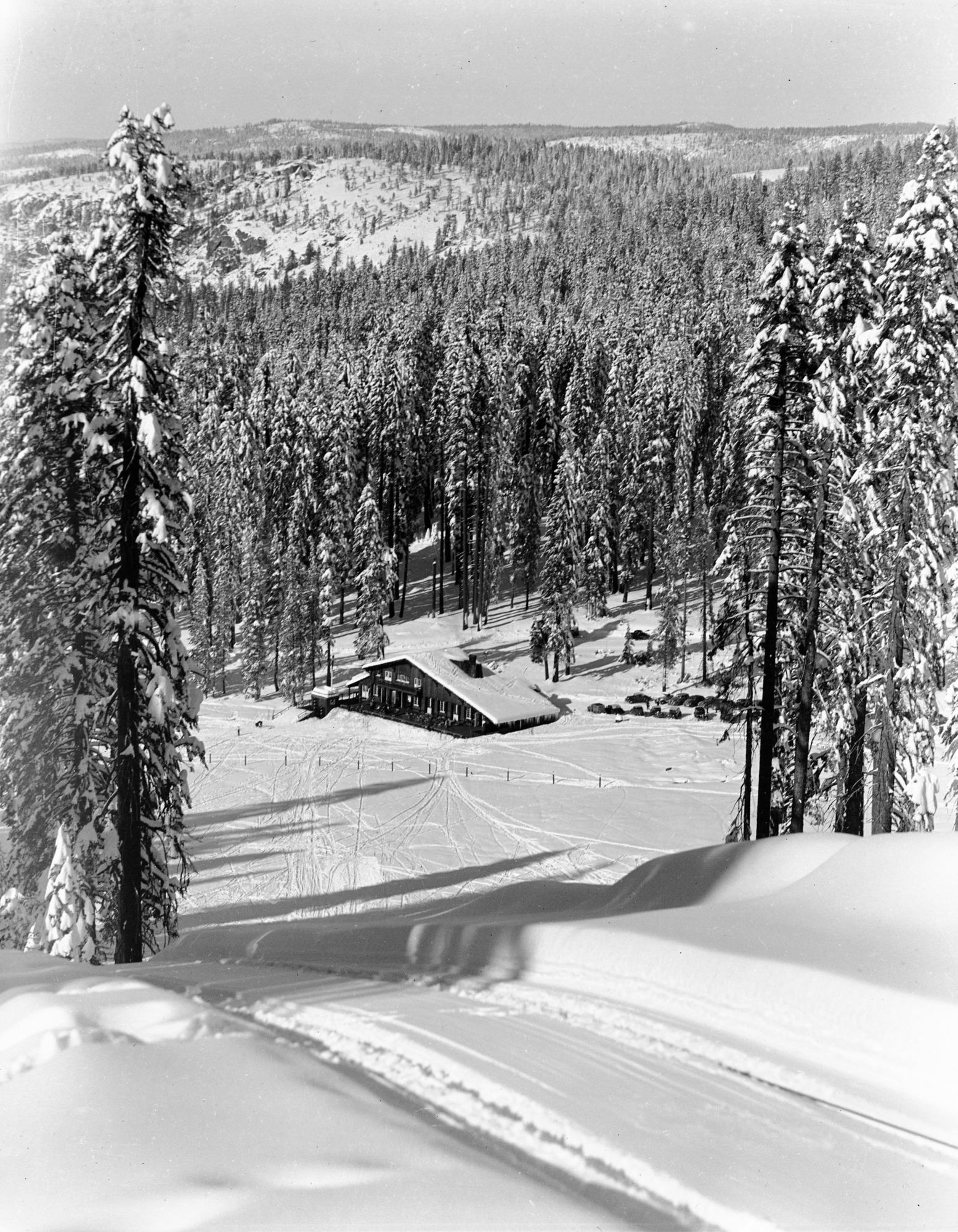 Badger Pass from moving Upski.