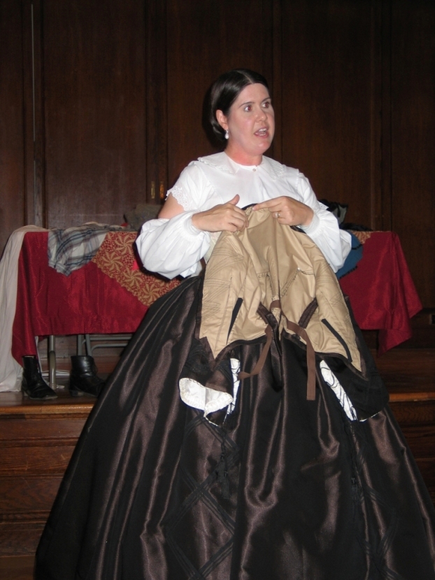 Christine Scott- Victorian Clothing Demonstration