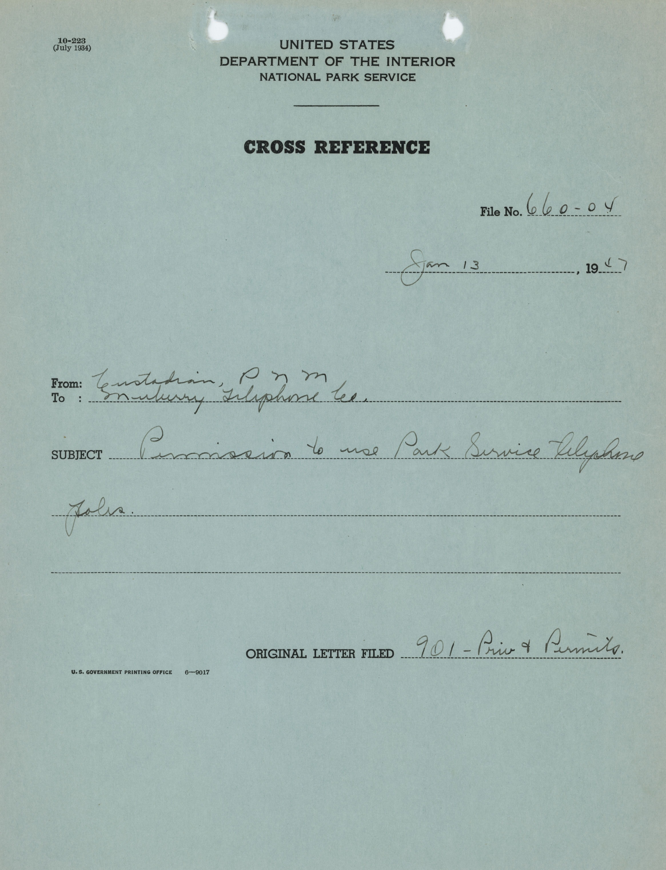 Telephone Line System Permissions