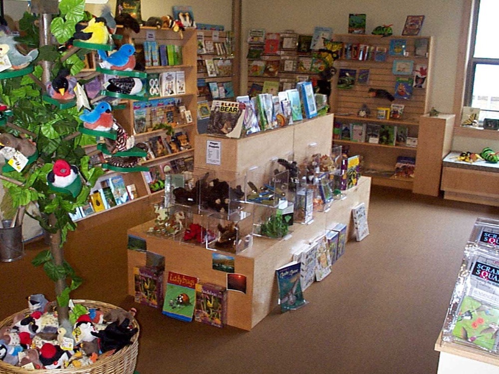 bookstore at Sandstone Visitor Center