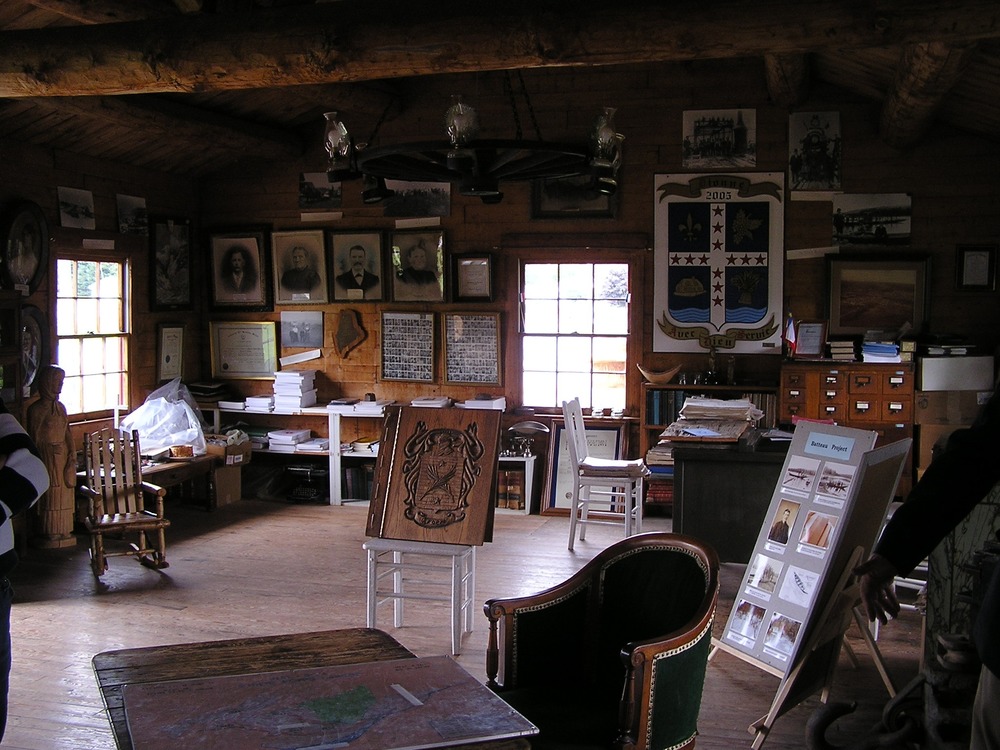 Artifacts in the Tante Blanche Museum