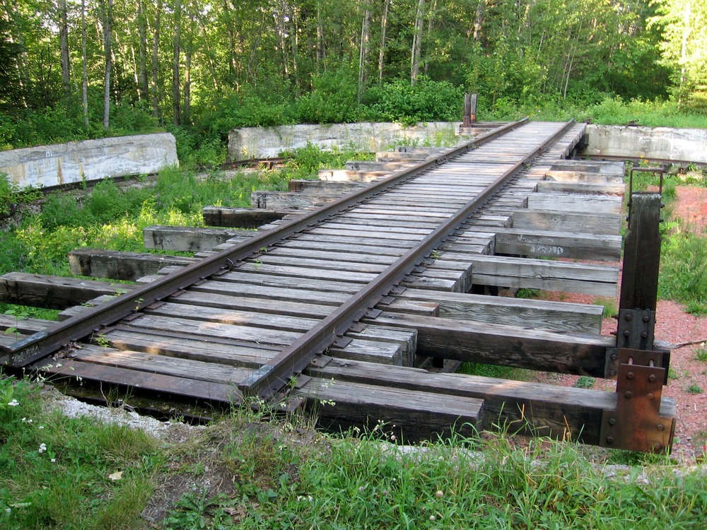 A turntable was built in 1904 to physically turn the locomotive's engine around.
