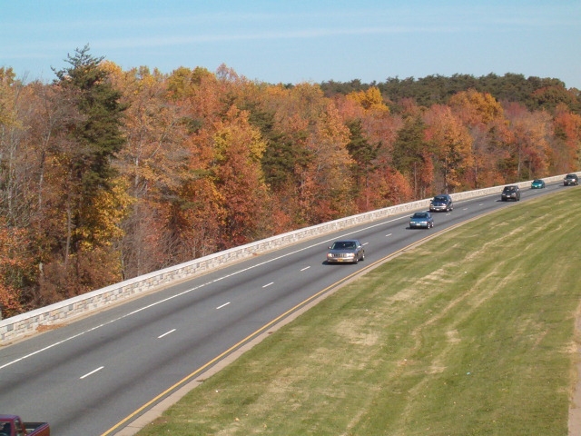 Fall colors on the Baltimore Washington Parkway