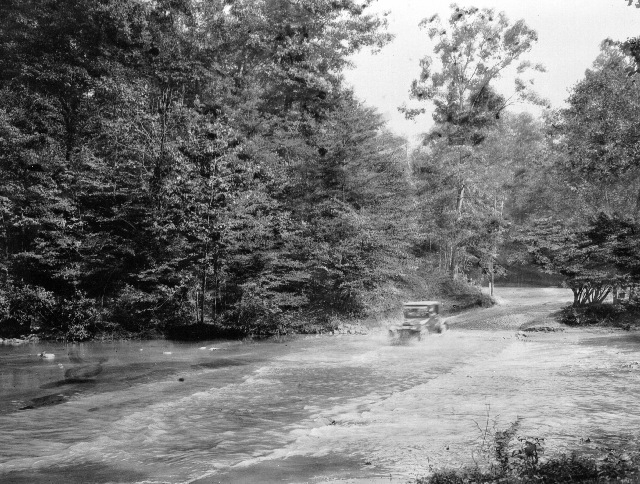 Beach drive ford through Rock Creek