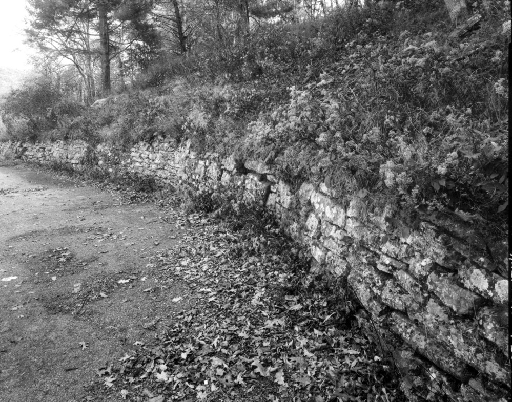 VA-119-30	JEWELL HOLLOW OVERLOOK. VIEW OF STONE GUARD WALL FROM SOUTHERN END.  More about HAER Photo Documentation...