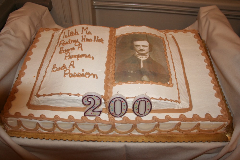 Poe's birthday cake designed by Jen VanBlunk