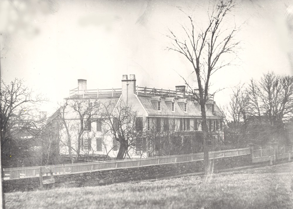 Daguerreotype of the Old House by early photographer John Adams Whipple, 1849 Charles Francis Adams wrote in his diary, March 19, 1849: “Soon after breakfast M. Whipple, the maker of Daguerrs called to show me the results of his experiment of Saturday. On the Old Mansion he has been remarkably successful.”