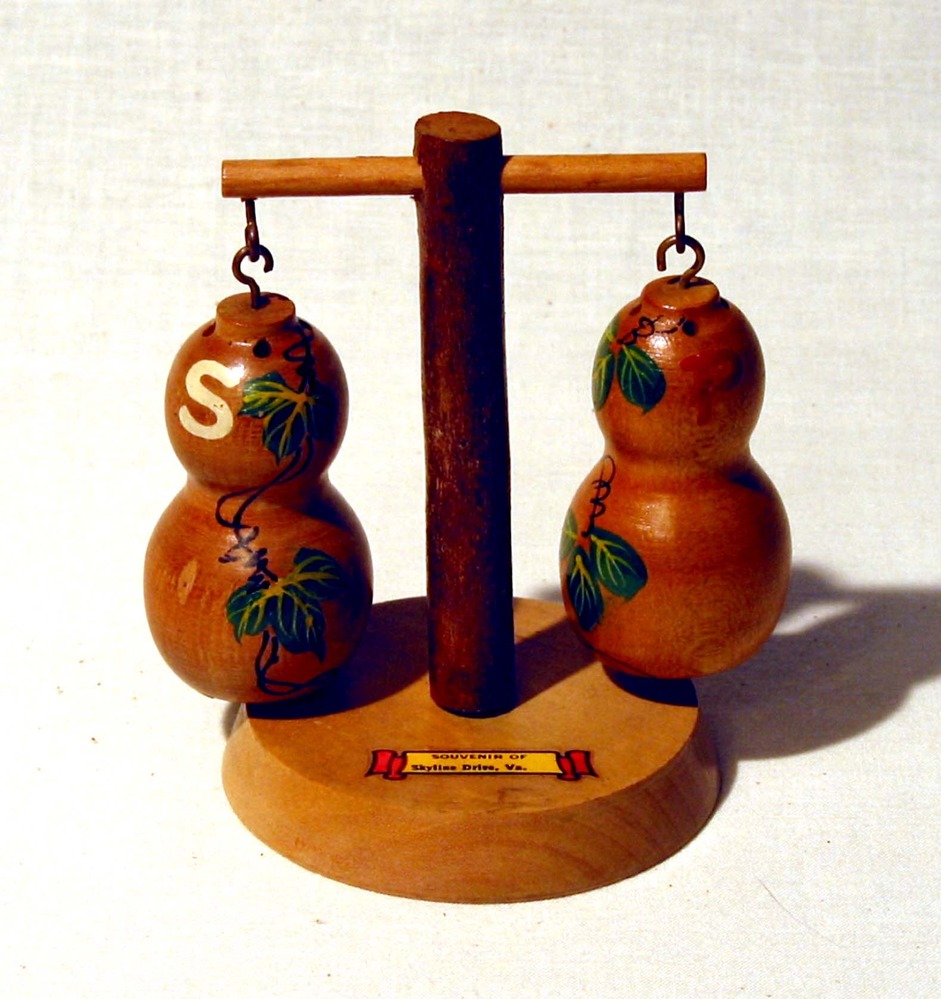 Salt and Pepper Shakers - hanging.