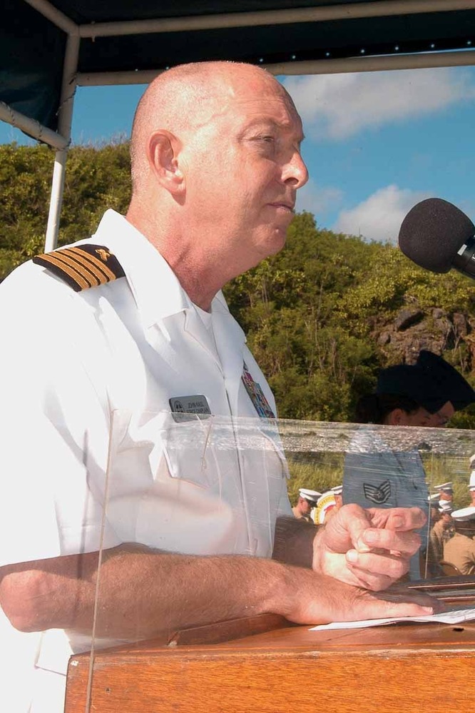 Chaplain offers prayer