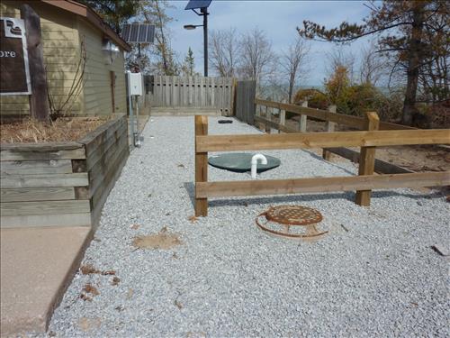 Lakeview Comfort station at Indiana Dunes NL in April 2011