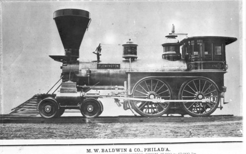 Central Railroad of New Jersey no. 0043 [4-4-0] Flemington