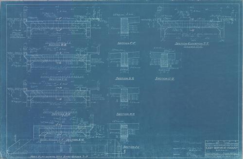 20439.BL-(GROUP 1) Elmira, NY--East Water Street Viaduct [1928]