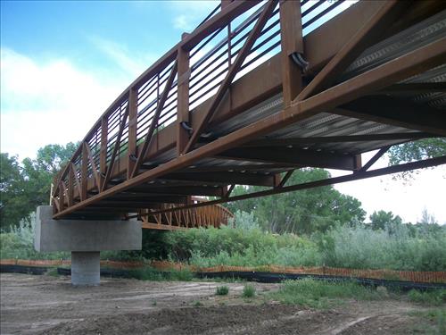 Bridge over Animas River and AZRU Boundary