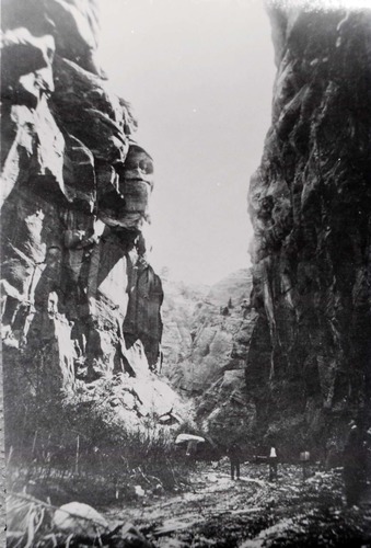 BW Photos of the Court of the Patriarchs - 35mm.