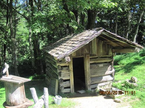 Johnson Farm structures, Blue Ridge Parkway, MP 85.2, September 2013