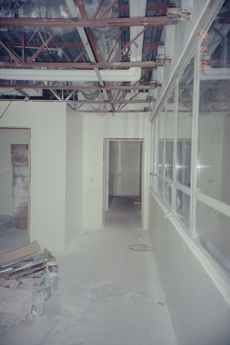 Park Headquarters Renovation: southwest hallway, upper level.
