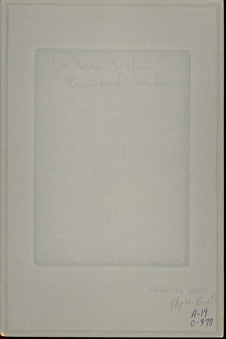 Emanuel Custer,  Father of George Armstrong Custer in Bust View