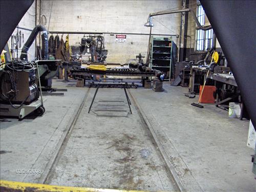 Renovation of Locomotive Shop Welding Shop December 2008