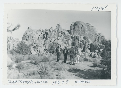 Black and white image of Hidden Valley Trail
