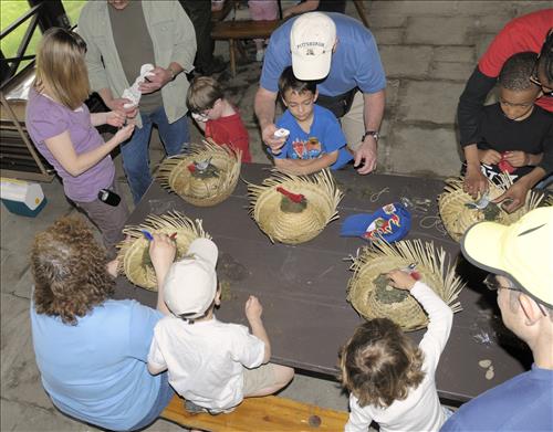 Junior Ranger, Jr. program at Cuyahoga Valley National Park, crafts