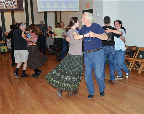 Contra dancers at Cuyahoga Valley National Park