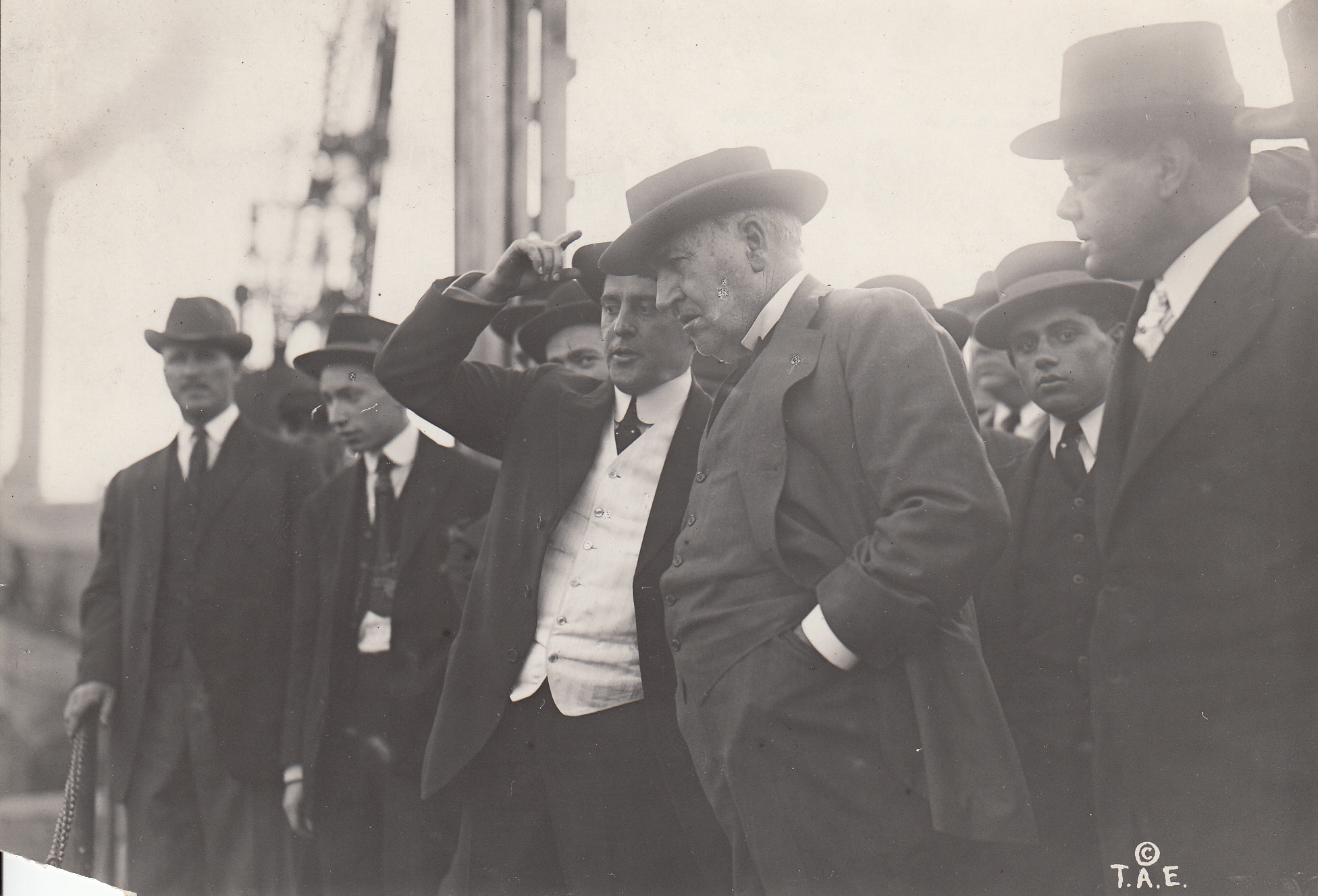 Miller Reese Hutchison and Thomas Edison