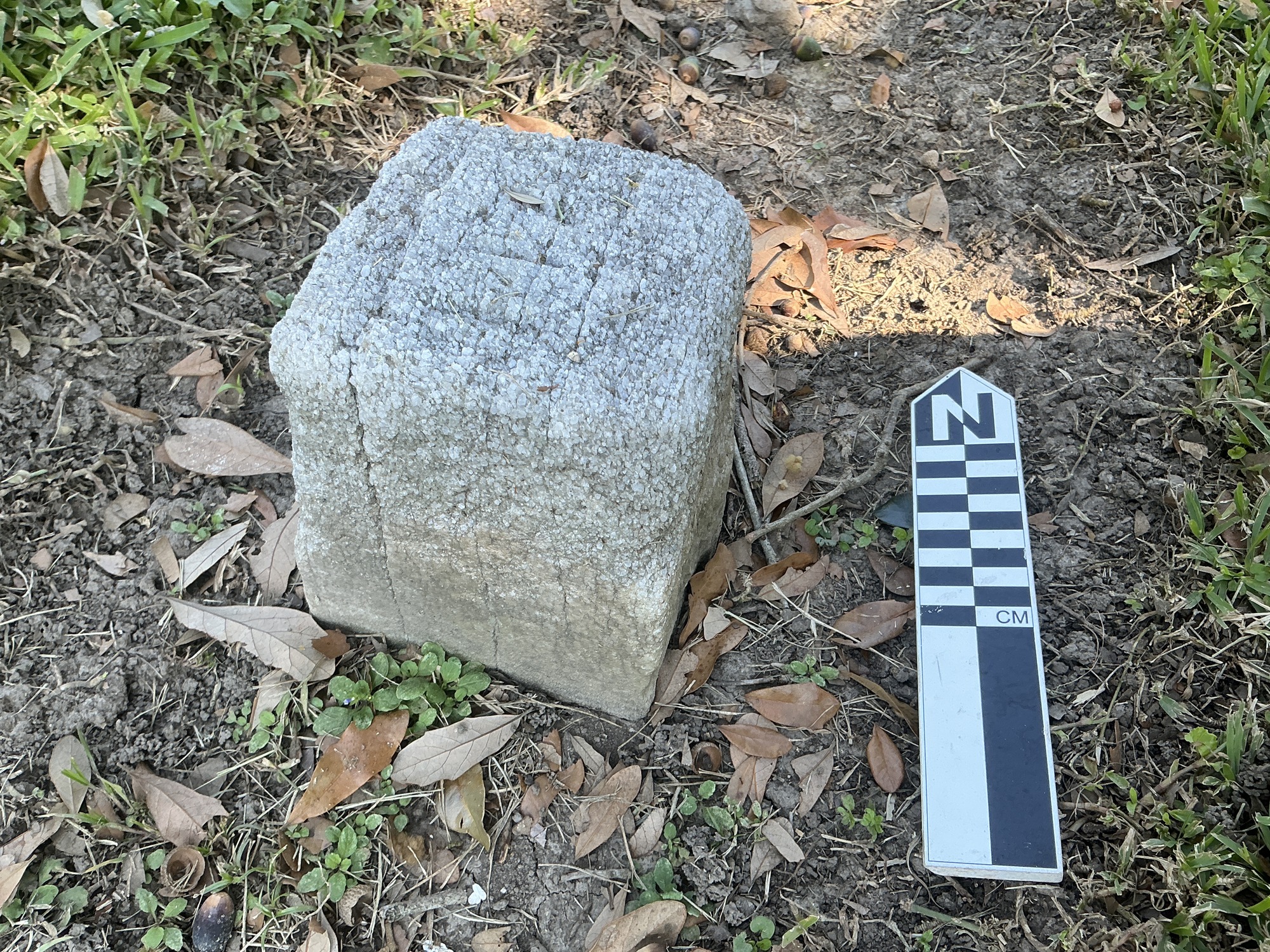 Extra image of flat marble marker